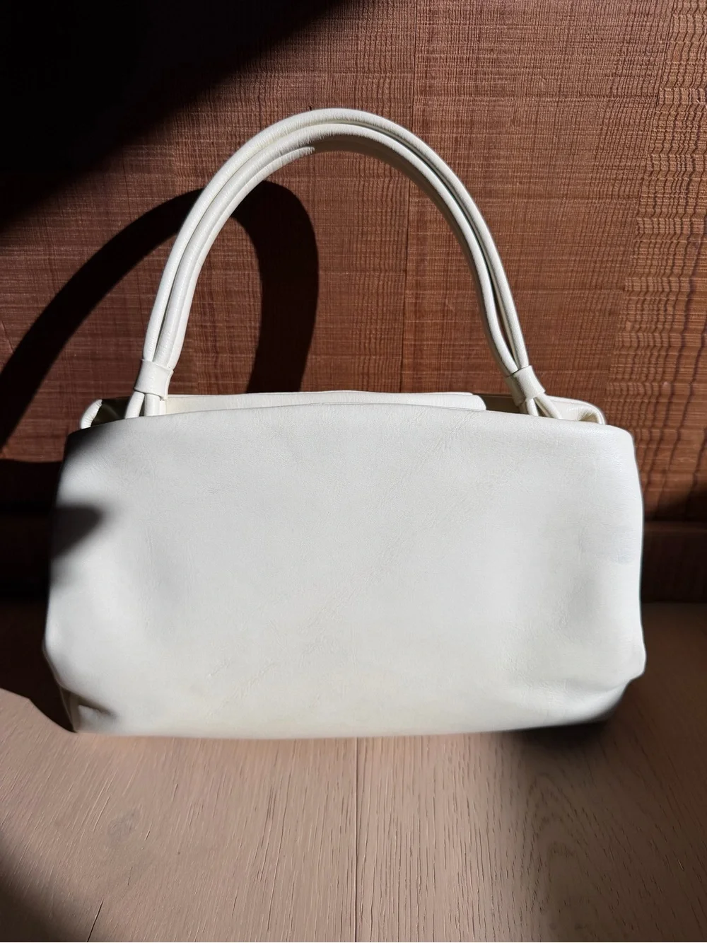 Céline Eyelet Bag Runway 2018 White Leather Top-Handle Bag Phoebe Philo Celine
